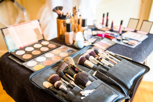 Professional set of makeup brushes. — Stock Photo, Image