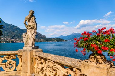 17 Temmuz 2019, Ünlü Villa del Balbianello, Como Gölü, Lombardy, İtalya
