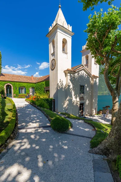 Juli 2019 Famous Villa Del Balbianello Comosjön Lombardiet Italien — Stockfoto