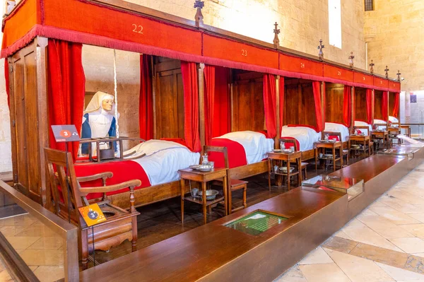 Septiembre 2019 Hotel Dieu Hospice Beaune Borgoña Francia — Foto de Stock