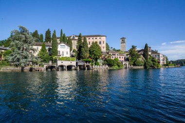 Orta Gölü ile San Giulio Adası, Piedmont, İtalya