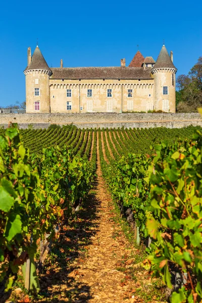 Septiembre 2019 Castillo Rully Borgoña Francia — Foto de Stock