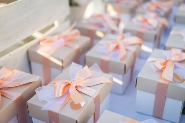 Presentes Casamento Para Convidado Casamento — Fotografia de Stock