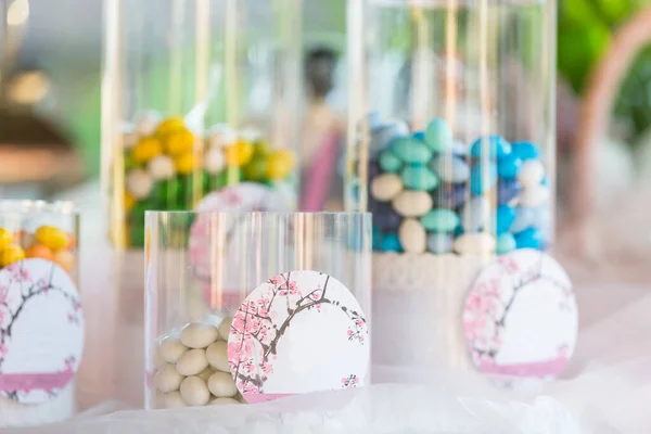 結婚式のための白いキャンディー — ストック写真