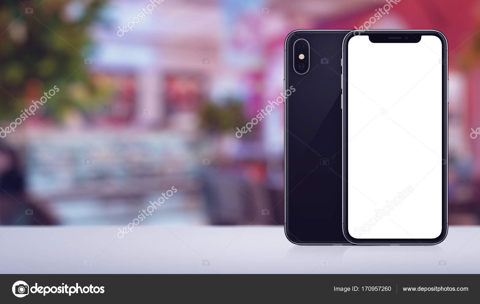 Download Smartphone ähnlich iPhone x Mockup Vorder- und Rückseite ...