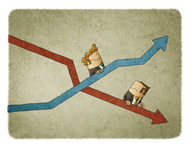Yükselişi ve düşüşü iş göstergeleri. Mekanik merdiven kavramı