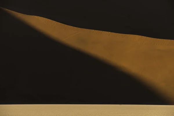 desert landscape with lights and shadows