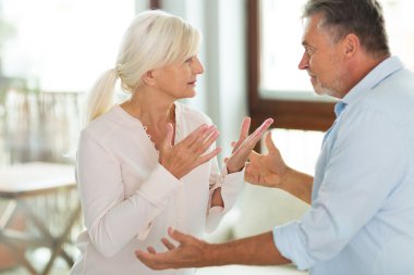 Mature Couple In Quarrel