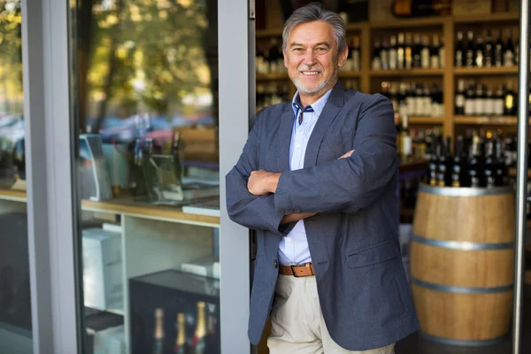 Proprietario dell'enoteca — Foto Stock