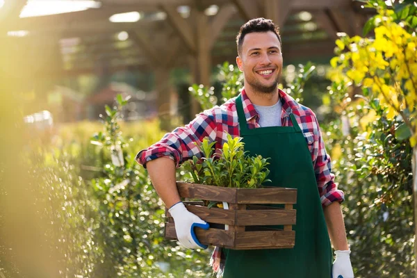 Centro Jardín Empleado — Foto de Stock