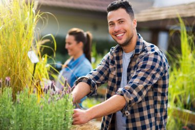 Bahçe Merkezi çalışanları