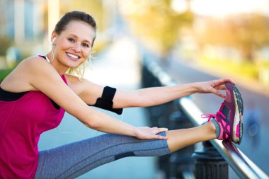 Kentsel alanda çalışan kadın