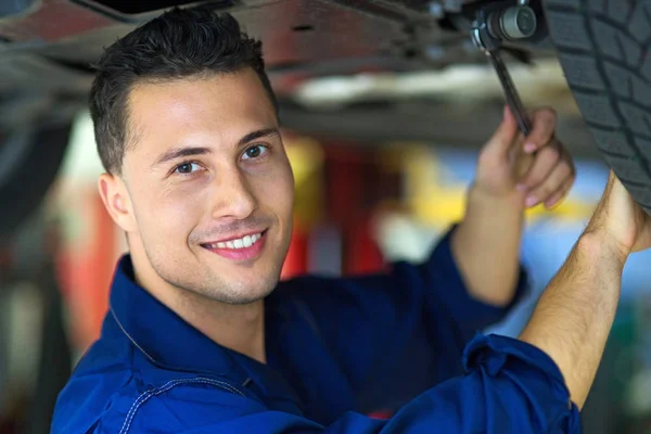 Car Mechanic Workshop Stock Image