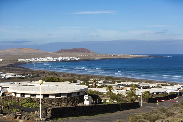 Playa Famara Lanzarote Canary Islands — Stock Photo, Image