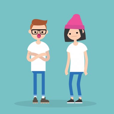 Kavga kavramsal çizimi. İki savunarak karakter