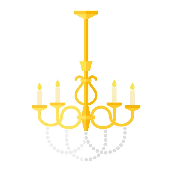 Flat Old Fashioned Chandelier Vector Editable Clip Art Flat Old Fashioned Chandelier Vector Editable Clip Art