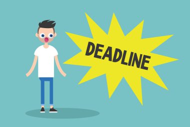 Son Tarih kavramsal çizimi. Genç adam t bakan sakallı