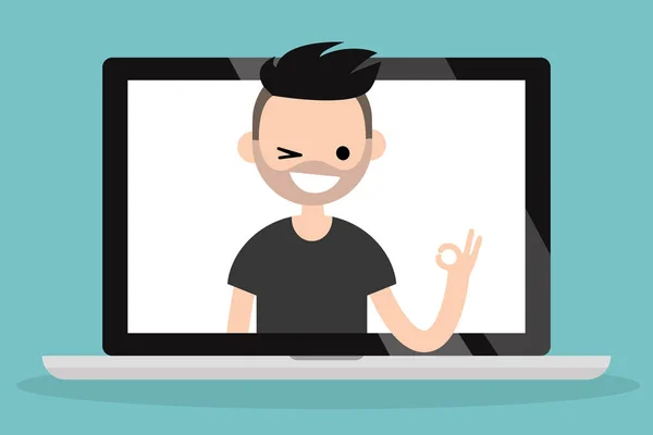 Cartoon man saying ok Vector Art Stock Images | Depositphotos Cartoon man saying ok Vector Art Stock Images | Depositphotos