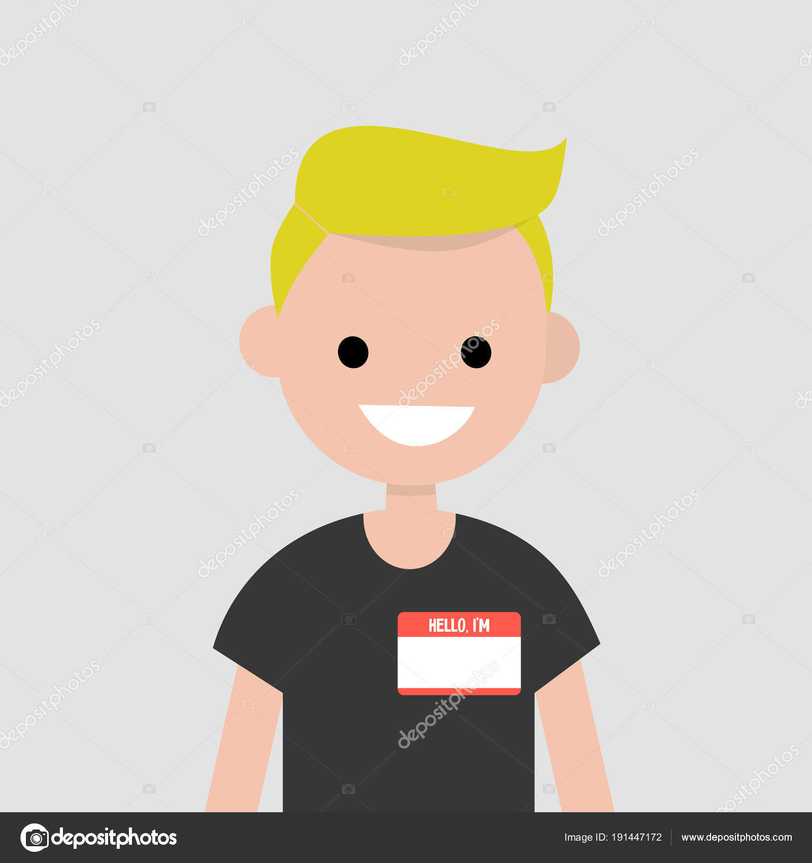 Hello My Name Is Badge Portrait Of Young Character Introduci Stock Vector Image By C Nadiabormotova Hello My Name Is Badge Portrait Of Young Character Introduci Stock Vector Image By C Nadiabormotova