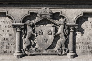 Gent, Belçika - 22 Mart 2020: Dini mesaj: İsa benim koruyucum. Aziz Elisabeth Beguinage.