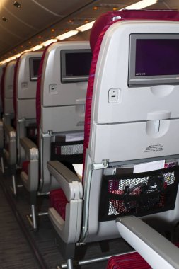Qatar Airways Airbus A320 ekonomi sınıfı koltuk