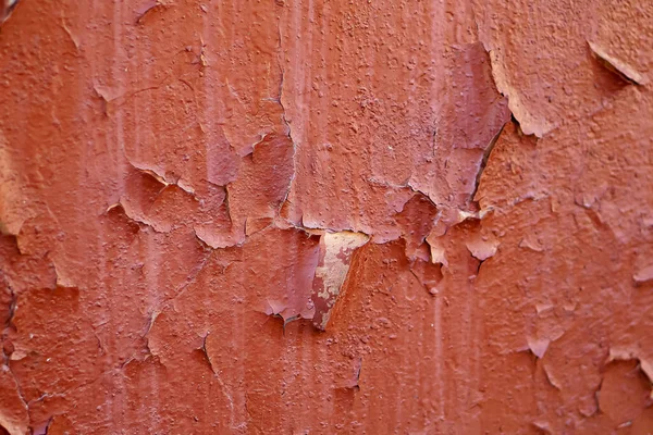 Vintage Cement Wall Background Texture Red Pink Peeling Paint — Stock Photo, Image