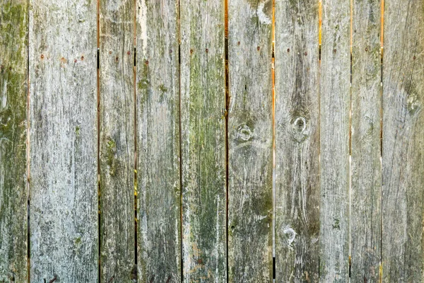 Textuur Van Een Oud Houten Onbeschilderd Hek Van Natuurhout — Stockfoto