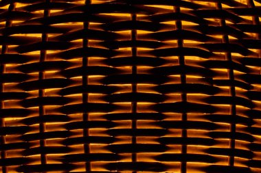 Hasır abajurlu masa lambası