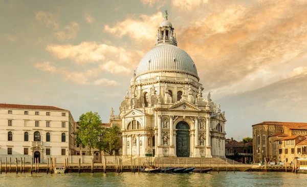 Basílica Santa Maria Della Salute Gran Canal Verano Venecia Italia — Foto de Stock