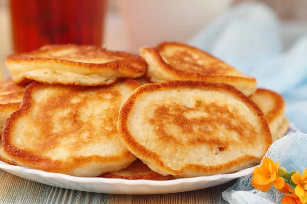 Fritos caseiros para o café da manhã — Fotografia de Stock