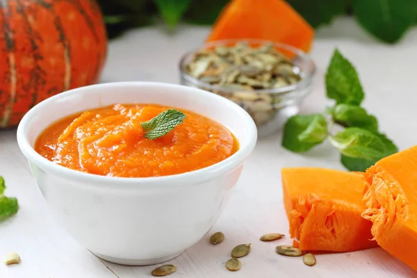 Ev yapımı kabak püresi