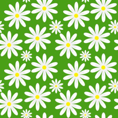 Dikişsiz daisy arka plan