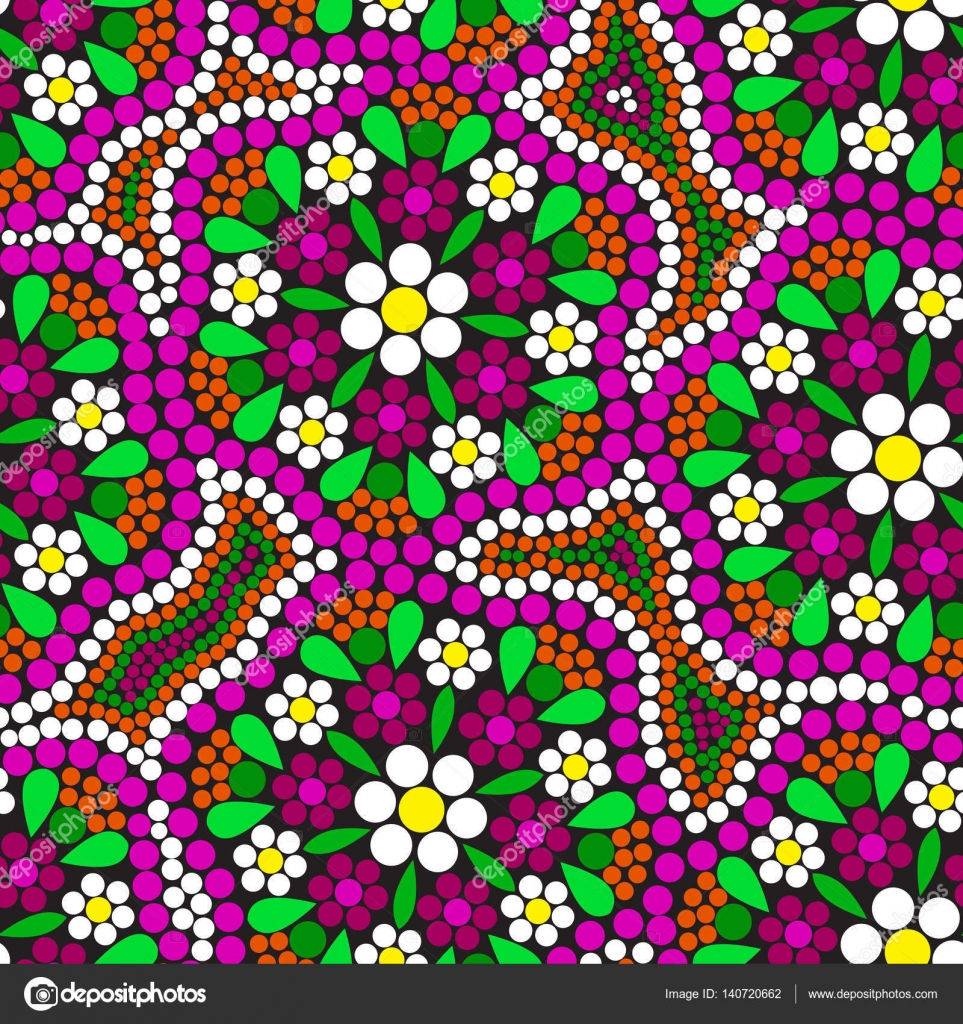 Seamless Pattern With Spring Flowers In Stained Glass Style Stock Mosaic Seamless Pattern With Spring Flowers In Stained Glass Style Bright Colors Vector By Lisaamc