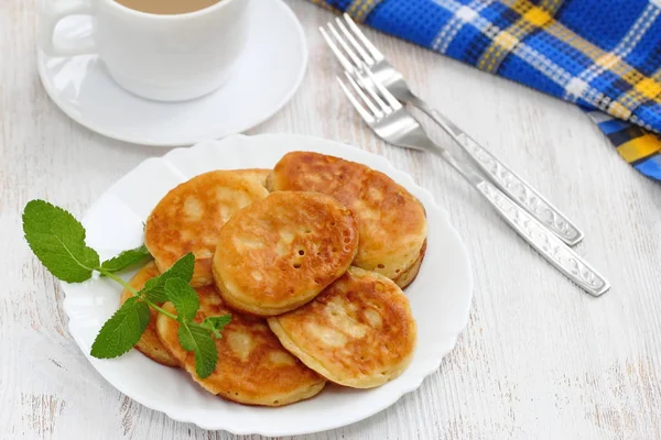 팬 케 익 아침 식사 — 스톡 사진