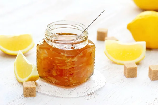 Confiture de citron en pot — Photo