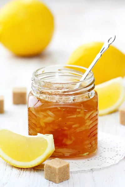 Confiture de citron en pot — Photo