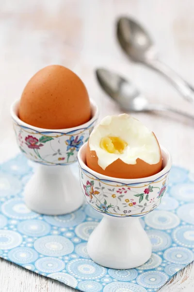 Huevos cocidos para el desayuno — Foto de Stock