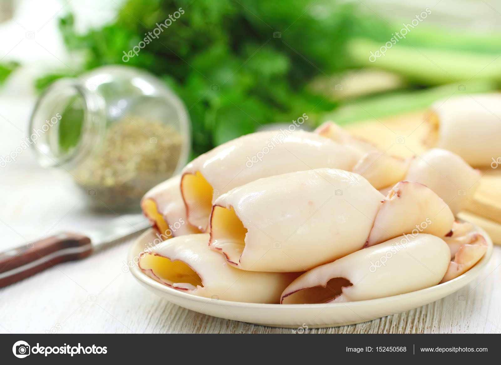 Варёные кальмары Варёные кальмары
