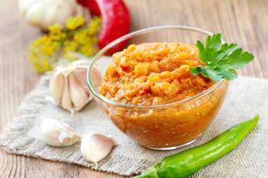 Sebzelerin yapılmış ev yapımı havyar