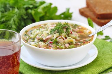 Rus soğuk çorba - okroshka