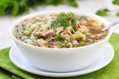 Rus soğuk çorba - okroshka