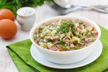 Rus soğuk çorba - okroshka