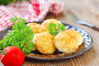 Tavuk köfte pirinç ve sebze ile