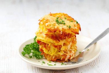 kızarmış patates pancakes