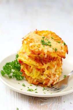 kızarmış patates pancakes