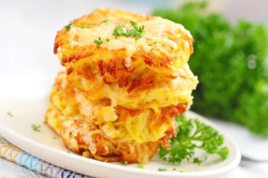 kızarmış patates pancakes