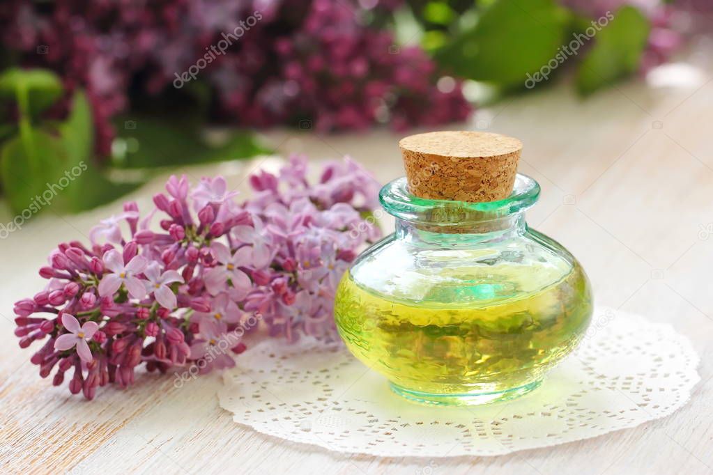 Essential aroma oil with lilac
