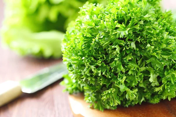 Hälsosam Mat Ingredienser För Färska Grönsaker Sallad Vegansk Mat — Stockfoto