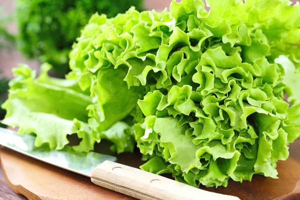 Comida Saludable Ingredientes Para Ensalada Verduras Frescas Comida Vegana — Foto de Stock