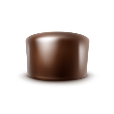 Arka plan üzerinde koyu siyah acı çikolata şeker